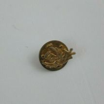 Vintage Gold Enamel Angel Religious Lapel Pin - $4.37