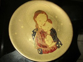 Bertha Hummel Tranquilitygold Painted Plate Schmid 9 3/4&quot; - $75.23