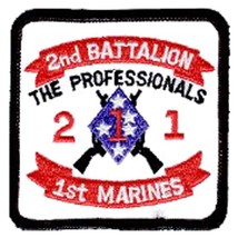Eagle Emblems PM0646 Patch-USMC,02ND Bn 1ST (3&#39;&#39;) - £6.84 GBP