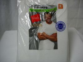 NIP Hanes Men's Tagless Comfort Fit T-Shirt White M 38-40 100% Cotton Open Bag - £13.30 GBP