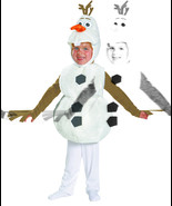 Disguise Baby&#39;s Disney Frozen Olaf Deluxe Toddler Costume,White,Toddler ... - £103.64 GBP
