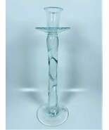 Manorisms Verdreht Glas 11 &quot; Hoch Kristall Kerzenständer - €26,12 EUR