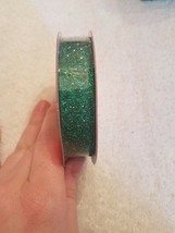 Glitter Ribbon 12 Feet Green upc 639277571083 - €11,21 EUR