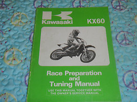 1986 1987 86 87 KAWASAKI KX60 KX 60 RACE RACING PREPARATION TUNING MANUAL - £12.55 GBP