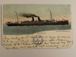 S.S. Persia Passenger Ship Postcard. P. &amp; O. Steam Navigation Co - £11.80 GBP