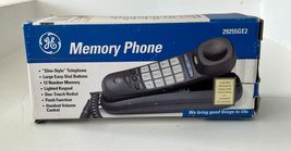 GE Memory Phone Model#29255GE2 Black Corded Desk/Wall Touch Tone. New In... - $15.79
