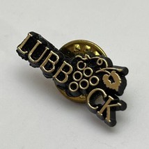 Lubbock Texas TX City State Souvenir Plastic Lapel Hat Pin Pinback - £3.89 GBP