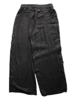 Kensie Women&#39;s Black With Lace Down Sides Wide Leg Pants ~XS~RN 54163 - £8.30 GBP