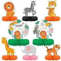 Safari Birthday Decorations Table Centerpiece - Jungle Animals Theme Par... - £15.01 GBP