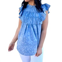 Entro one hair out of place blouse in Denim Blue - size L - £31.02 GBP