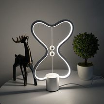7 Colors Balance Lamp LED Night Light USB Powered Home Decor Bedroom Off... - $122.20+