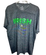 NEW Fanatics Notre Dame Gray With Green Irish Logo Short Sleeve T-Shirt ... - $16.34