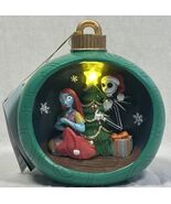 Nightmare Before Christmas Jack &amp; Sally Light Up Ornament Scene - €48,35 EUR