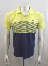 Heavy Tools Adventure Co. Men&#39;s Green Blue Short Sleeve Cotton Polo Shir... - $150.53 MXN