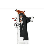 Black and White Softy Leather Western Chinks/Chaps  Floral Tolled With F... - €193,29 EUR Black and White Softy Leather Western Chinks/Chaps  Floral Tolled With F... - €193,29 EUR