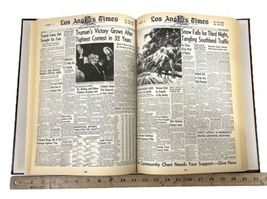 Vtg HC Front Page Collection Historical Headlines Los Angeles Times 1881-1989 image 7