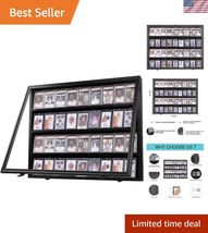 36 Graded Sports Card Display Frame - Baseball, Basketball, Football, Ho... - $87.10