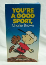 P EAN Uts You&#39;re A Good Sport, Charlie Brown Vhs Video Movie Cartoon Snoopy - £11.87 GBP