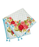 Pioneer Woman ~ Sweet Rose Pattern ~ 50&quot; x 50&quot; ~ Cotton/Polyester ~ Tabl... - $40.74 CAD
