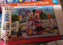 Ravensburger Jigsaw Puzzles Lot 2 Kids Snack Size 100-200pc Minnie Dinosaur - £14.55 GBP