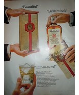 Ballantines Most Gifted Scotch Print Magazine Advertisement 1964 - $4.99