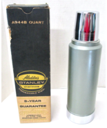 Vintage Aladdin Stanley Green Thermos A-944B 1 Quart with Original Box - $37.99