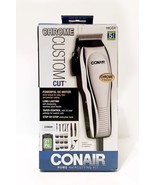 NEW Conair 21 Piece Chrome Home Hair Clipper/Haircutting Kit with Case - £22.41 GBP