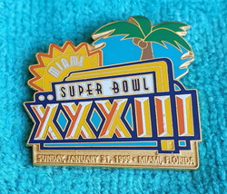 SUPER BOWL XXXIII (33) PIN - NFL LAPEL PINS - MINT CONDITION - BRONCOS -... - £4.60 GBP