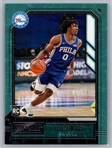 2020-21 Panini Chronicles Score Threads #168 Tyrese Maxey Rookie Card RC 76&#39;ers - £1.81 GBP