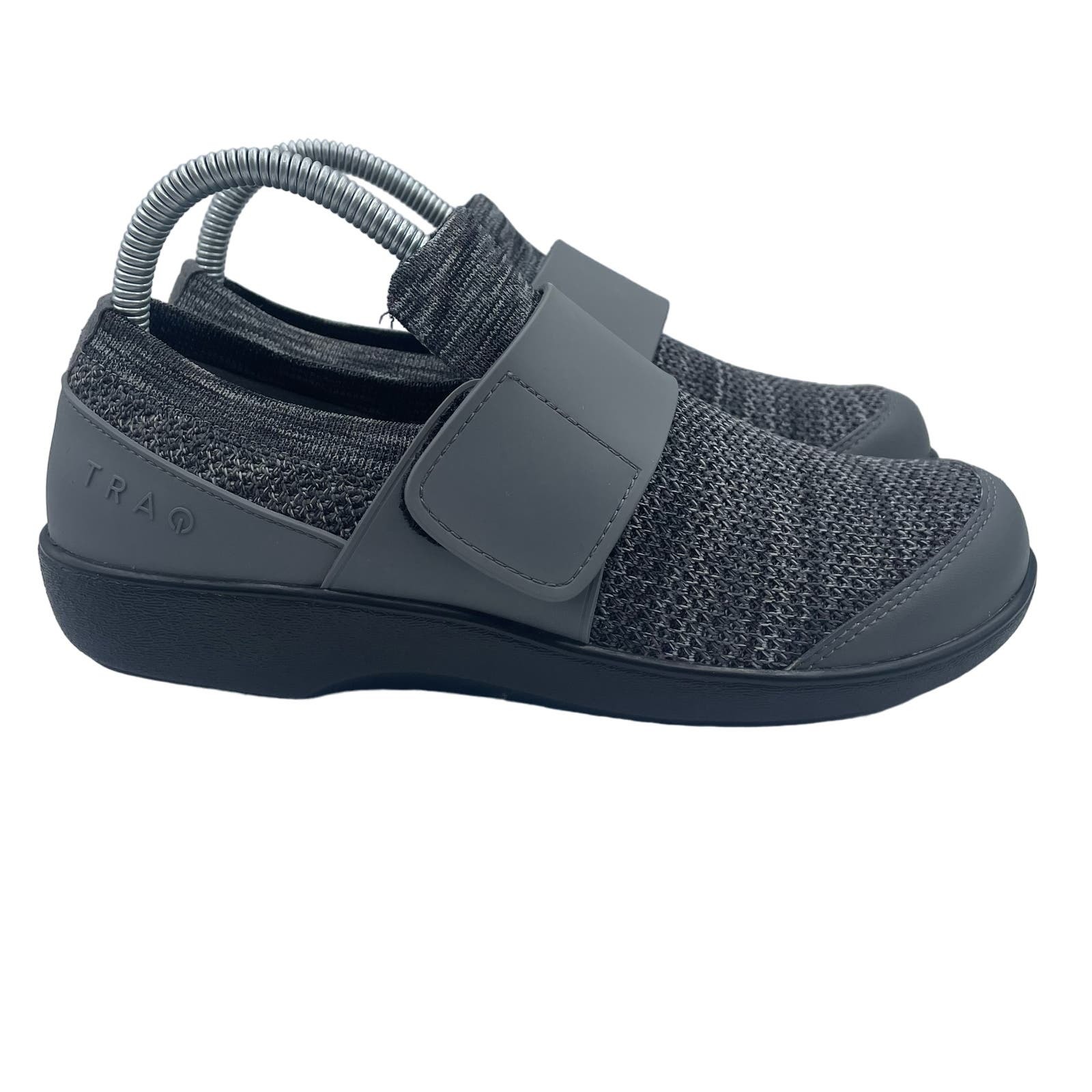 Primary image for Traq Alegria Qwik Shoes Charcoal Gray Comfort Womens 38 8 8.5