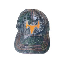 Deer Head Camo Mens Hat Adjustable Strapback Cap Academy Ltd Blaze Orange - $13.08