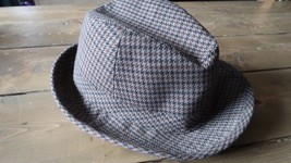 Vintage LAKE OF ISLES 100% Wool Fedora Cap Hat M/L - £7.25 GBP
