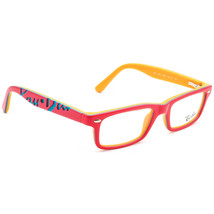 Ray-Ban Kids&#39; Eyeglasses RB 1535 3599 Pink/Orange Rectangular Frame 46[]... - £47.84 GBP