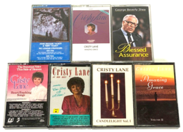 Lot of 7 Christian Cassette Tapes-Cristy Lane, John Michael Talbot, George Shea - £10.30 GBP