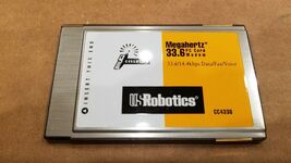 US Robotics CC4336 PC CARD 33.6 Modem for Older Laptops - $6.39