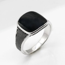 Epoxy resin hot sale 925 sterling silver ladies ring Turkish style retro ring un - £25.18 GBP