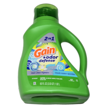 Gain 2in1 Odor Defense Fresh Water Sparkle Laundry Detergent 45 Loads 65oz. - $27.99