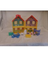  Peppa Pig Peppa&#39;s Deluxe House Play Set with Figures  + Furniture - £13.99 GBP
