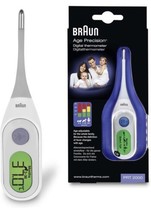 Braun Age Precision Digital Stick|Body Fever Temperature Health|LCD Ther... - £15.68 GBP