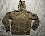 Nike Long Sleeve Full Zip Hoodie Windbreaker Men’s Size Medium Black - $24.00