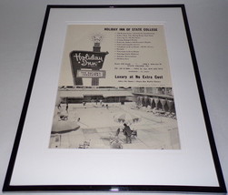 1963 Holiday Inn State College PSU 11x14 Framed ORIGINAL Advertisement  - £38.91 GBP