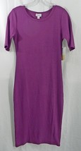 Womens LuLaRoe Dress Julia XXS Dark Red Violet NWT - $19.60