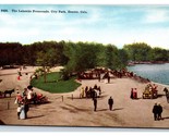 Lakeside Promenade City Park Denver Colorado CO UNP DB Postcard R11 - $3.51