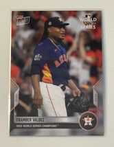 2022 Topps Now - Framber Valdez* - MLB Baseball - World Series Champions... - $10.98