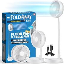 Bell + Howell My Foldaway 2 in 1 Rechargeable Fan - White (Open Box) - $26.99 Bell + Howell My Foldaway 2 in 1 Rechargeable Fan - White (Open Box) - $26.99