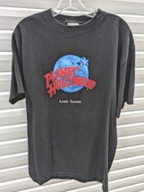 VTG  Planet HOLLYWOOD Lake TAHOE Black T Shirt Mens Size L Made In USA 1... - £29.25 GBP