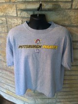 Classic Pittsburgh Pirates T-SHIRT Size Xl. Lee Sports. Gray W/ Color Logo Mlb - £6.89 GBP