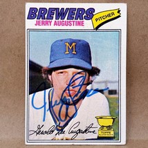 1977 Topps #577 Jerry Augustine Signed Autographed Card Milwaukee Brewers - £3.12 GBP