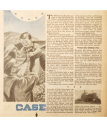 1943 Case Farm Power Advertisement WW2 Era Agriculture War Bonds DWP7A - $462.01 MXN