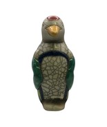 The Fenix Raku Pottery  6” PENGUIN Figurine Hand Made in South Africa Si... - £34.27 GBP